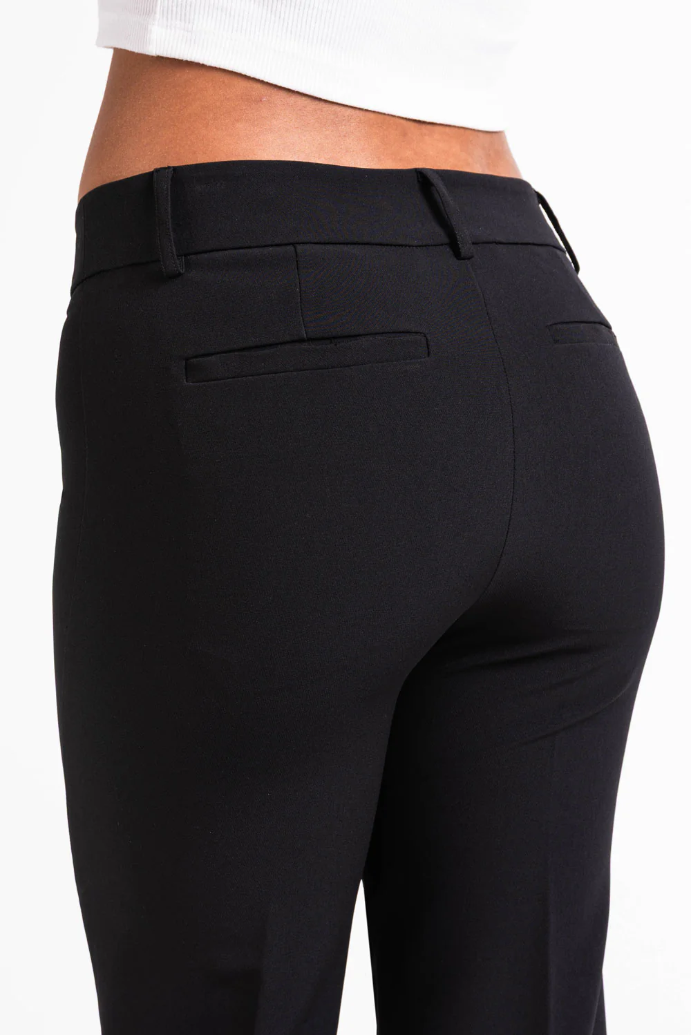 Ava 01Mid Bootcut Kostymbyxor - Black - Image 3