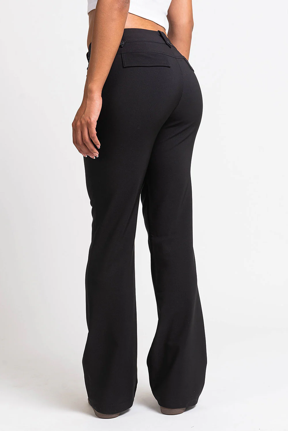 Bonnie 03Low Bootcut Kostymbyxor - Black - Image 3