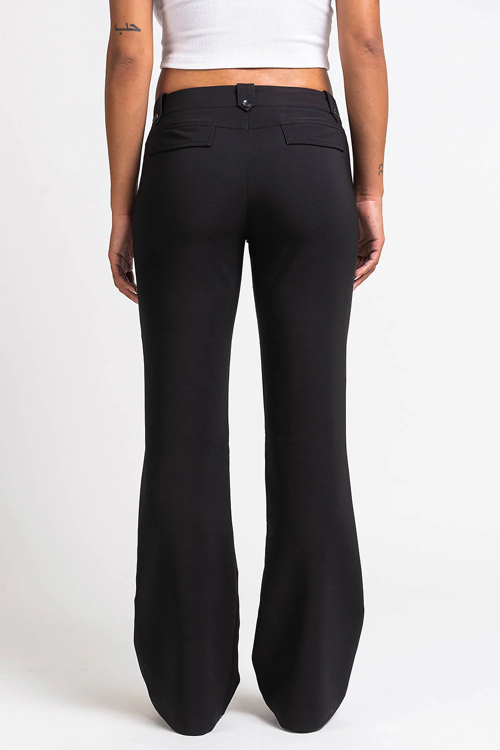 Bonnie 03Low Bootcut Kostymbyxor - Black - Image 4