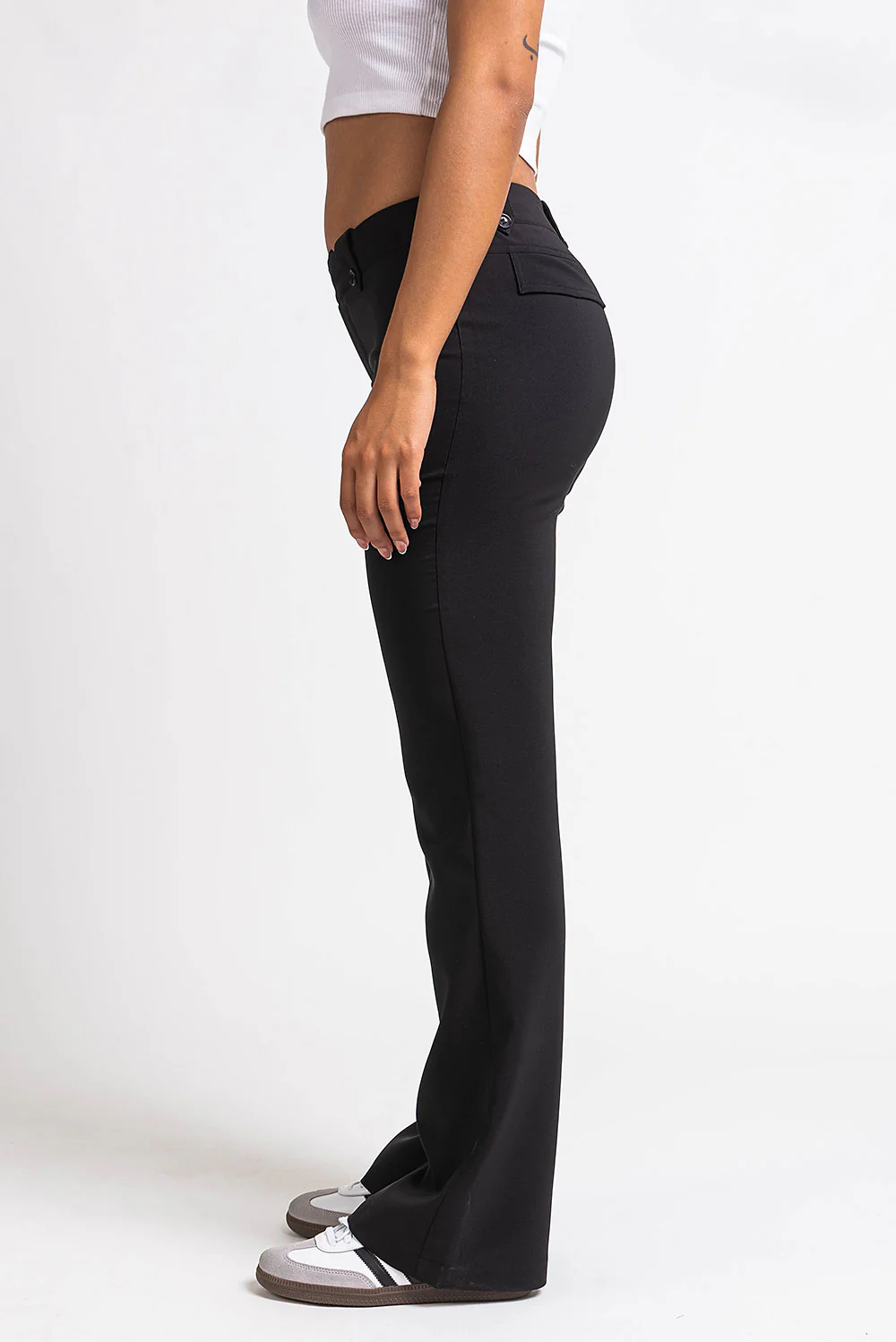 Bonnie 03Low Bootcut Kostymbyxor - Black - Image 5