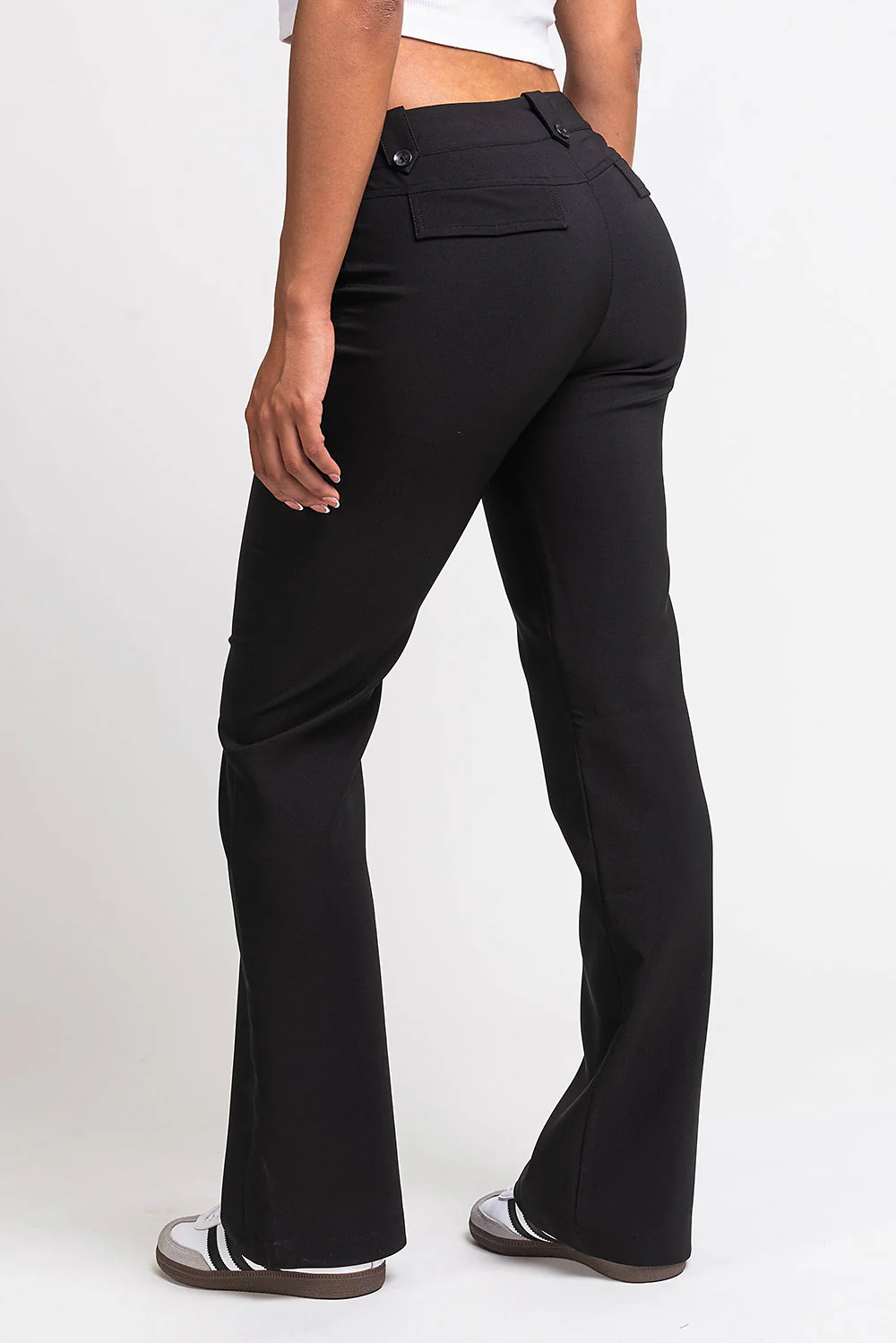 Bonnie 03Low Bootcut Kostymbyxor - Black - Image 6