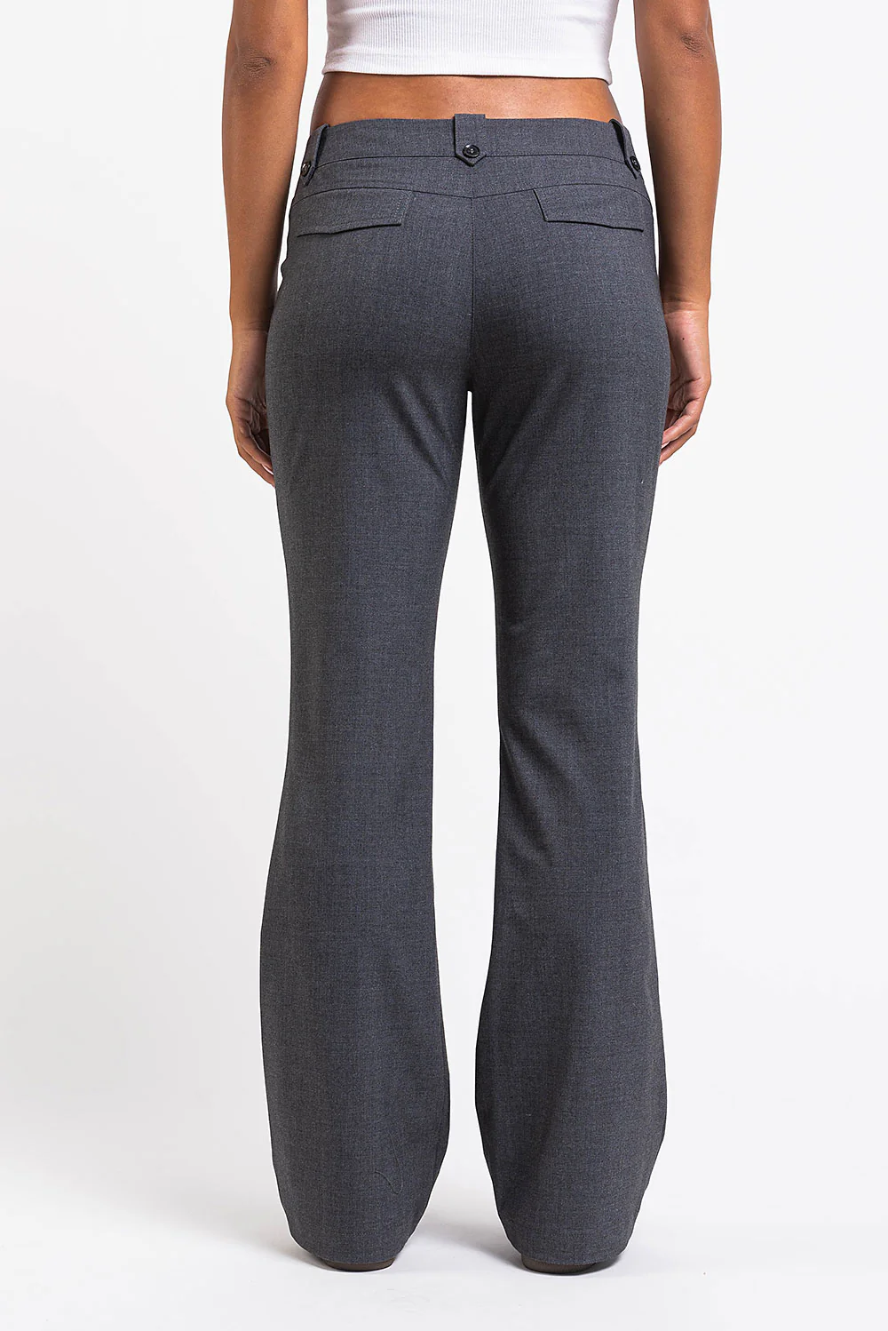 Bonnie 03Low Bootcut Kostymbyxor - Grey - Image 4