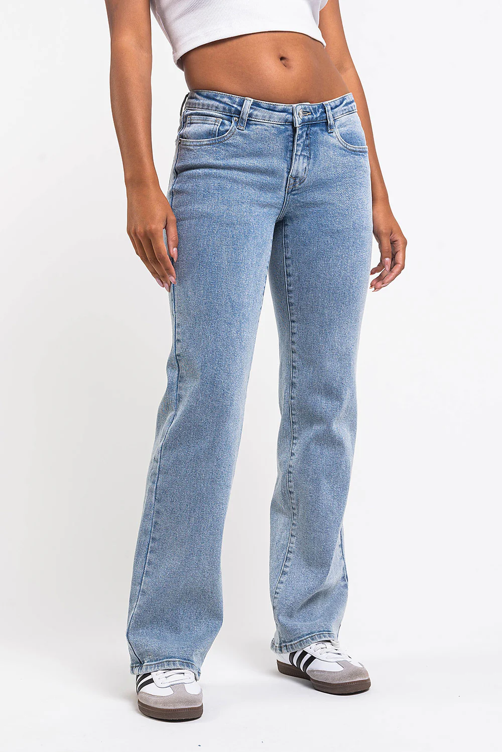 Dina 02Low Raka Jeans - Mid Blue - Image 3