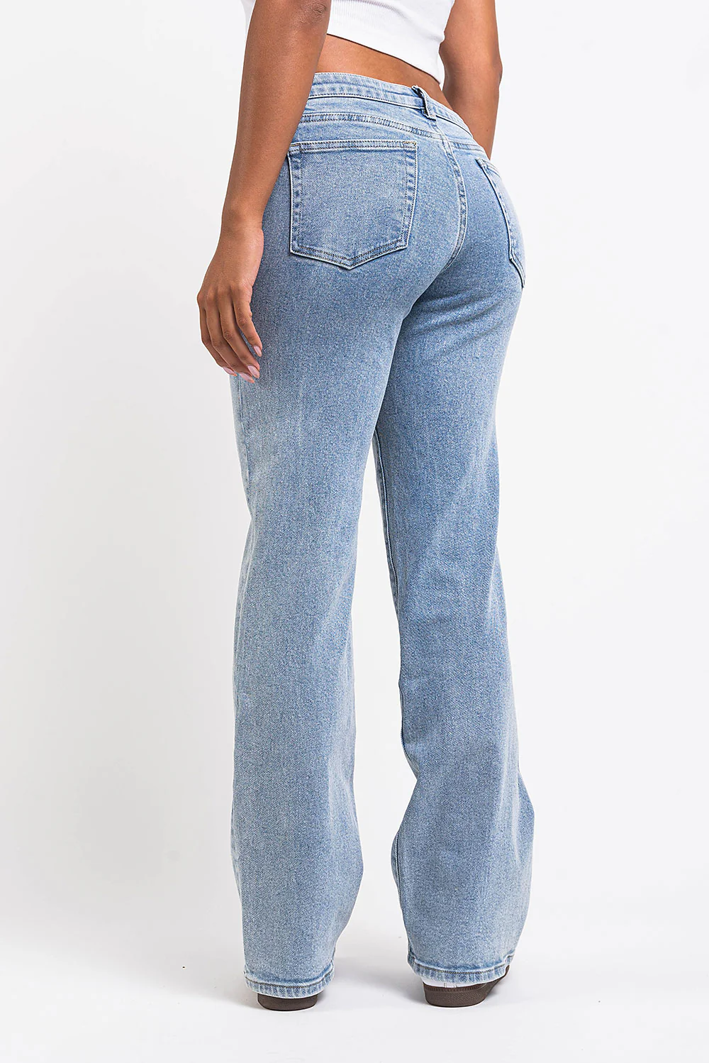 Dina 02Low Raka Jeans - Mid Blue - Image 4