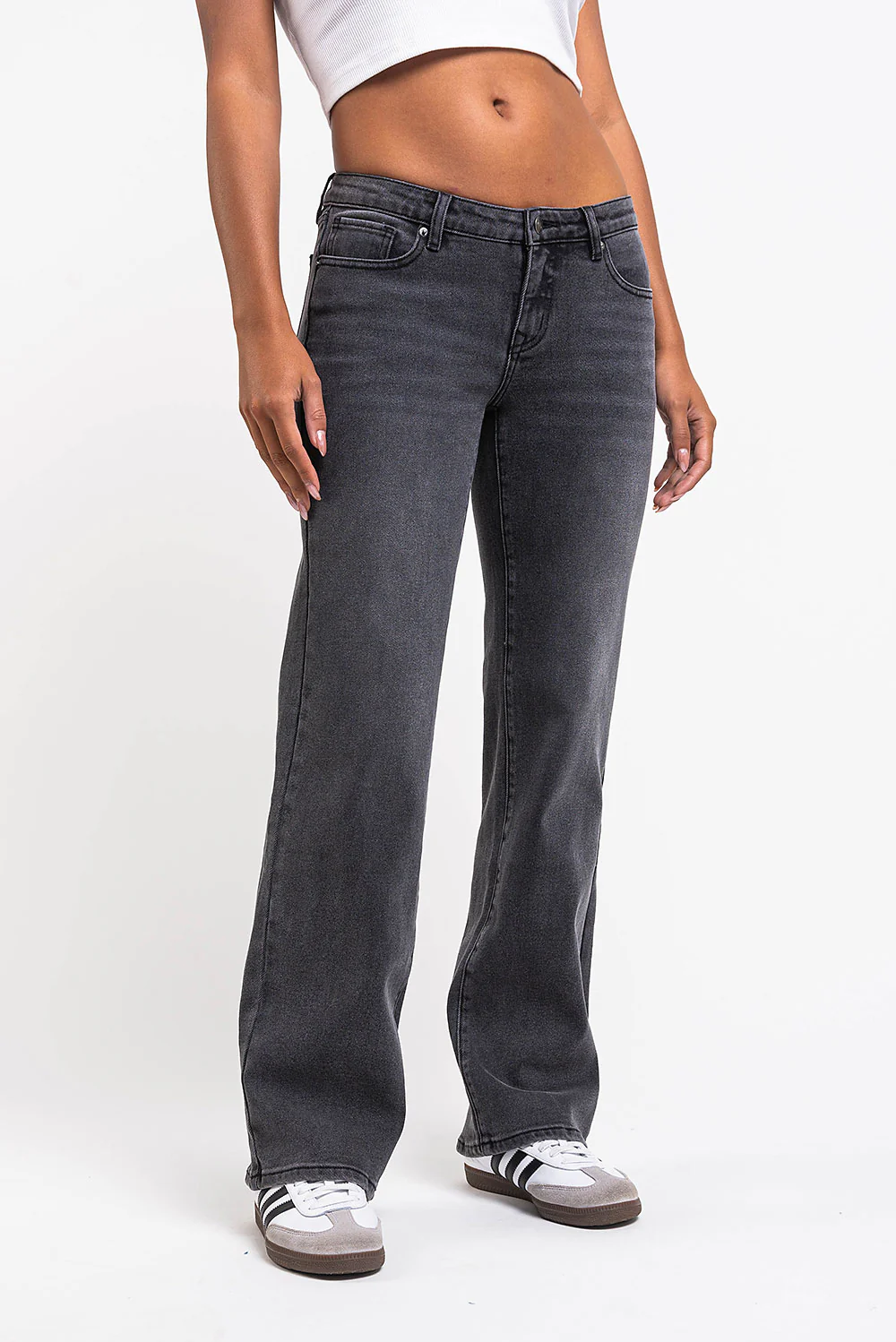 Dina 02Low Raka Jeans - Dark Grey - Image 4