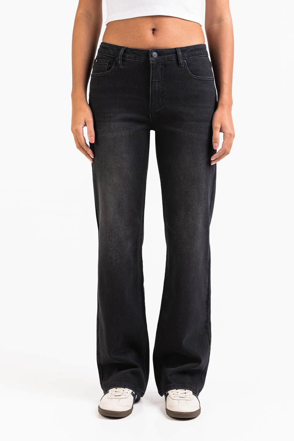 Dina 02Low Raka Jeans - Washed Black - Image 3
