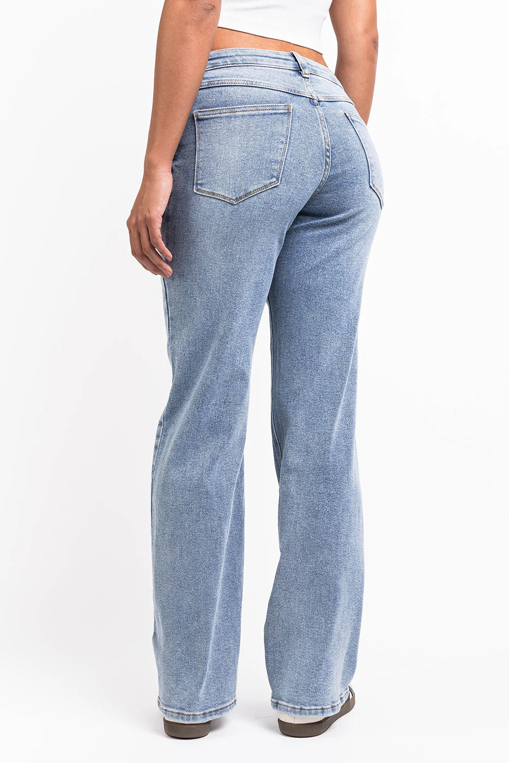 Dina 03Low Raka Jeans - Mid Blue - Image 2