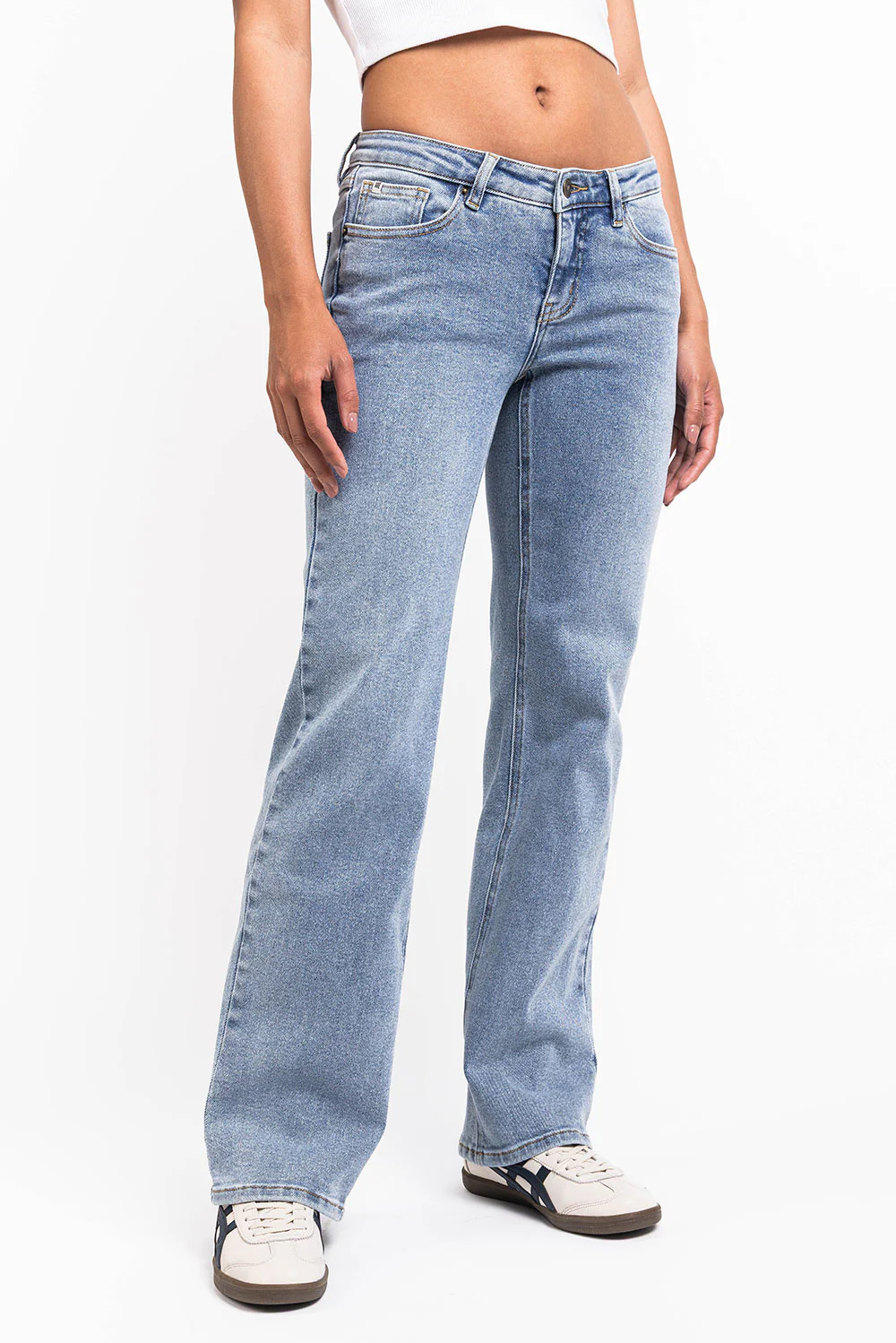 Dina 03Low Raka Jeans - Mid Blue - Image 3