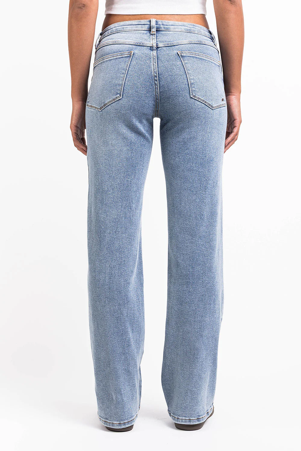 Dina 03Low Raka Jeans - Mid Blue - Image 5