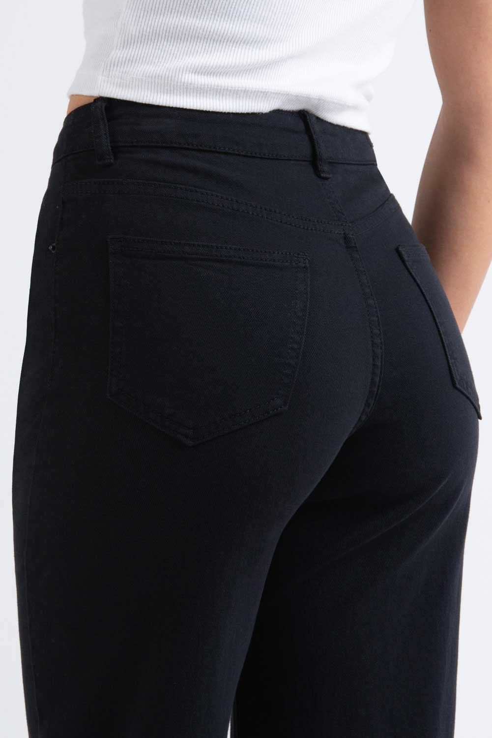 Disa 01High Raka Jeans - Black - Image 3