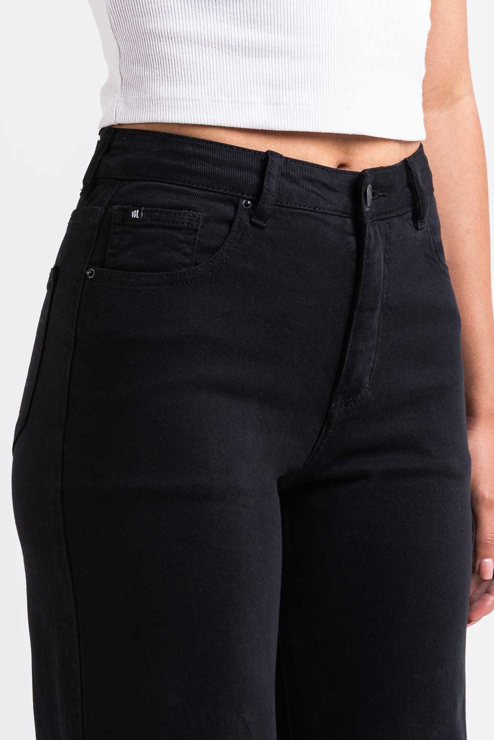 Disa 01High Raka Jeans - Black - Image 5