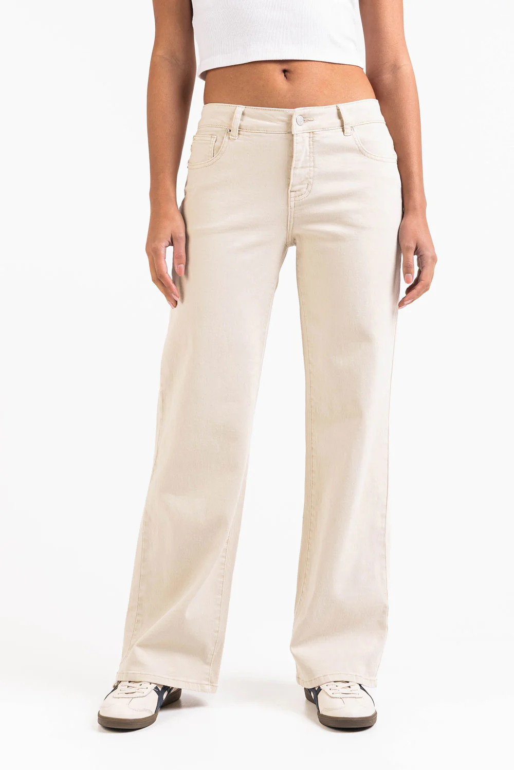 Disa 01Mid Raka Jeans - Beige