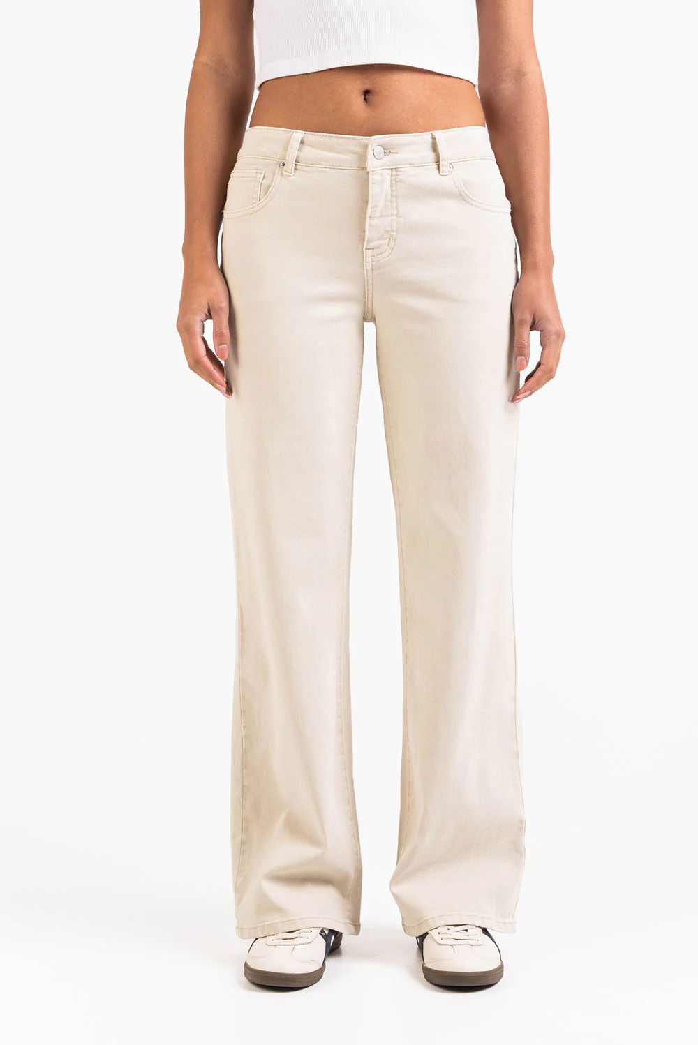 Disa 01Mid Raka Jeans - Beige - Image 4