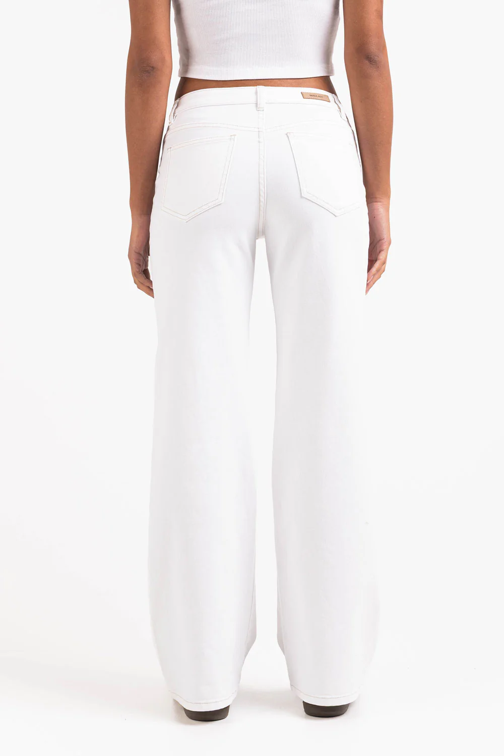 Disa 01Mid Raka Jeans - White - Image 5