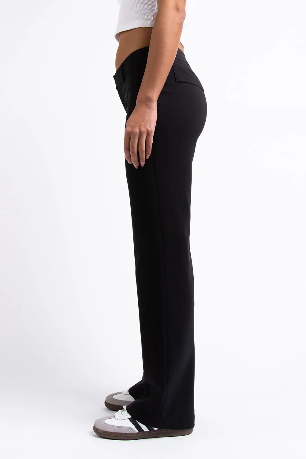 Drew 01Low Raka Kostymbyxor - Black - Image 5