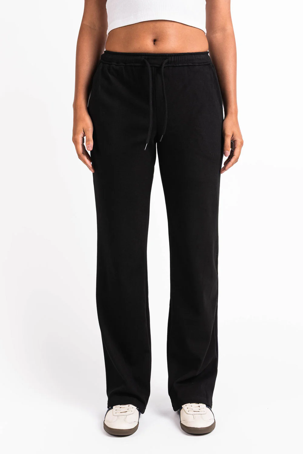 Eyla 01Mid Raka Loungebyxor - Black - Image 5