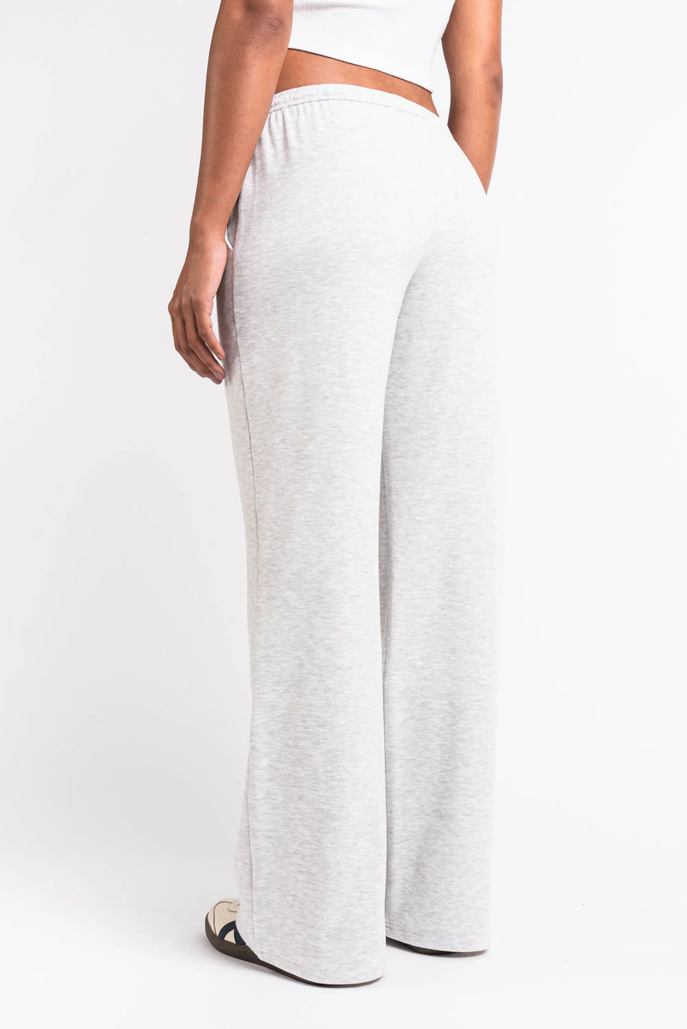 Eyla 02Low Vida Loungebyxor - Grey Melange - Image 5