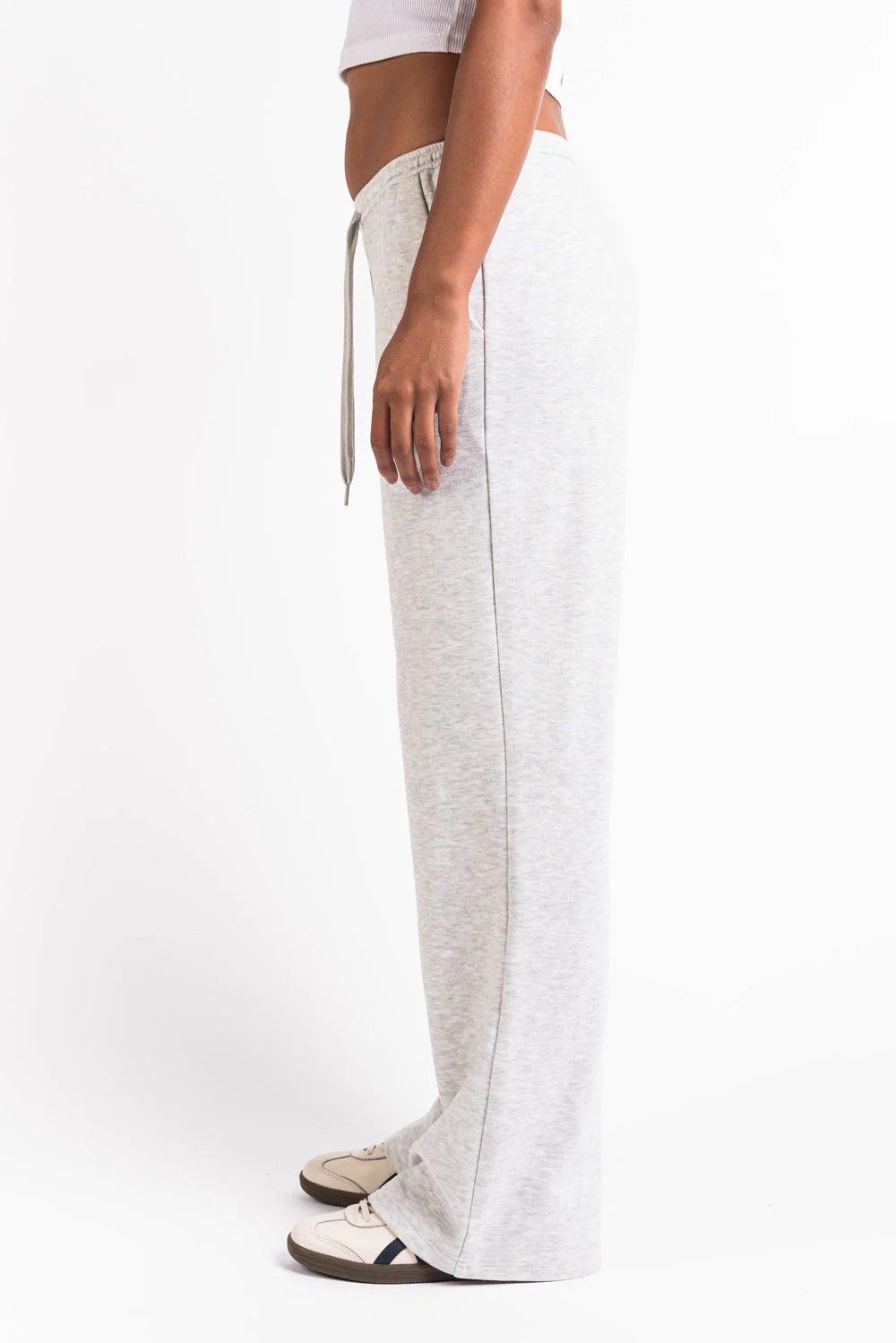Eyla 02Low Vida Loungebyxor - Grey Melange - Image 6