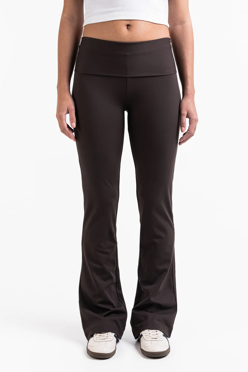 Geri 01High ActiveFlex Bootcut Byxor - Brown