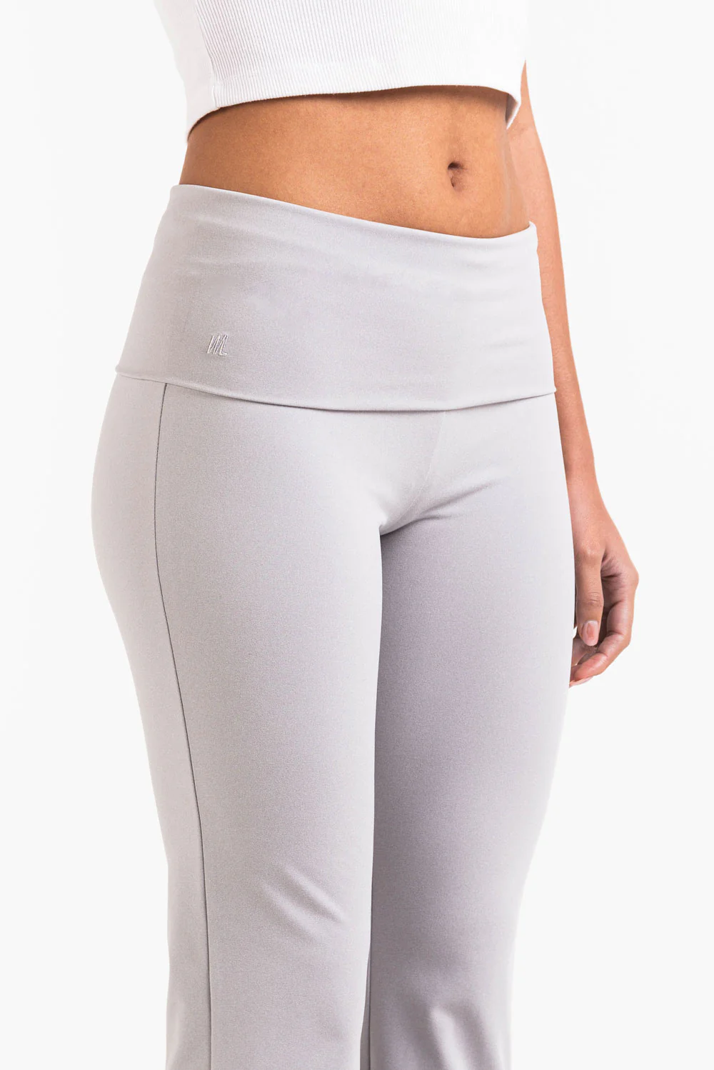 Geri 01High ActiveFlex Bootcut Byxor - Light Grey - Image 5