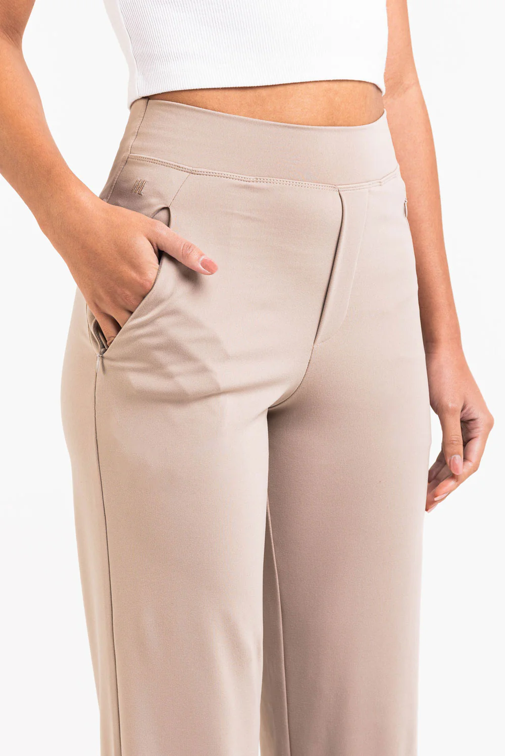 Holly 01High ActiveFlex Raka Byxor - Beige - Image 6