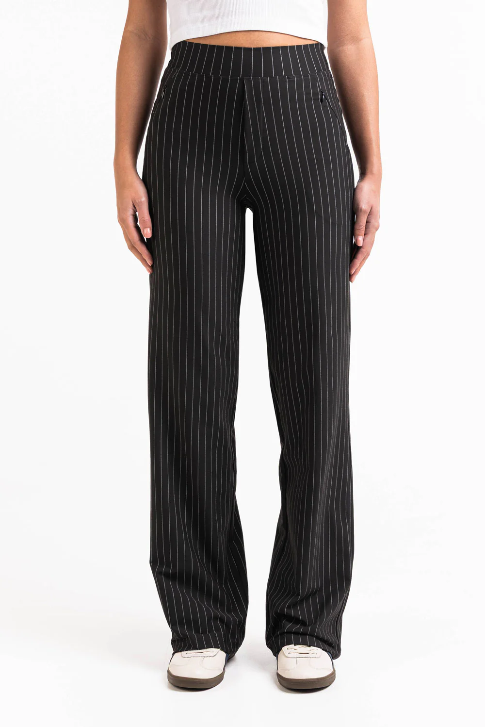 Holly 01High ActiveFlex Raka Byxor - Black Striped - Image 4