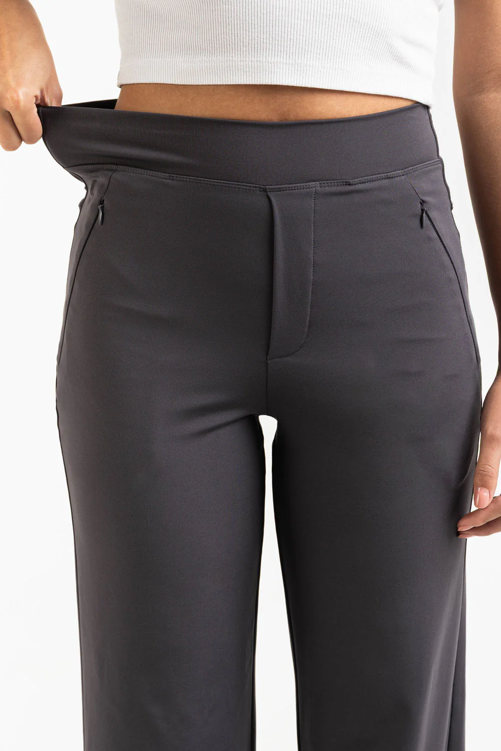 Holly 01High ActiveFlex Raka Byxor - Dark Grey - Image 3