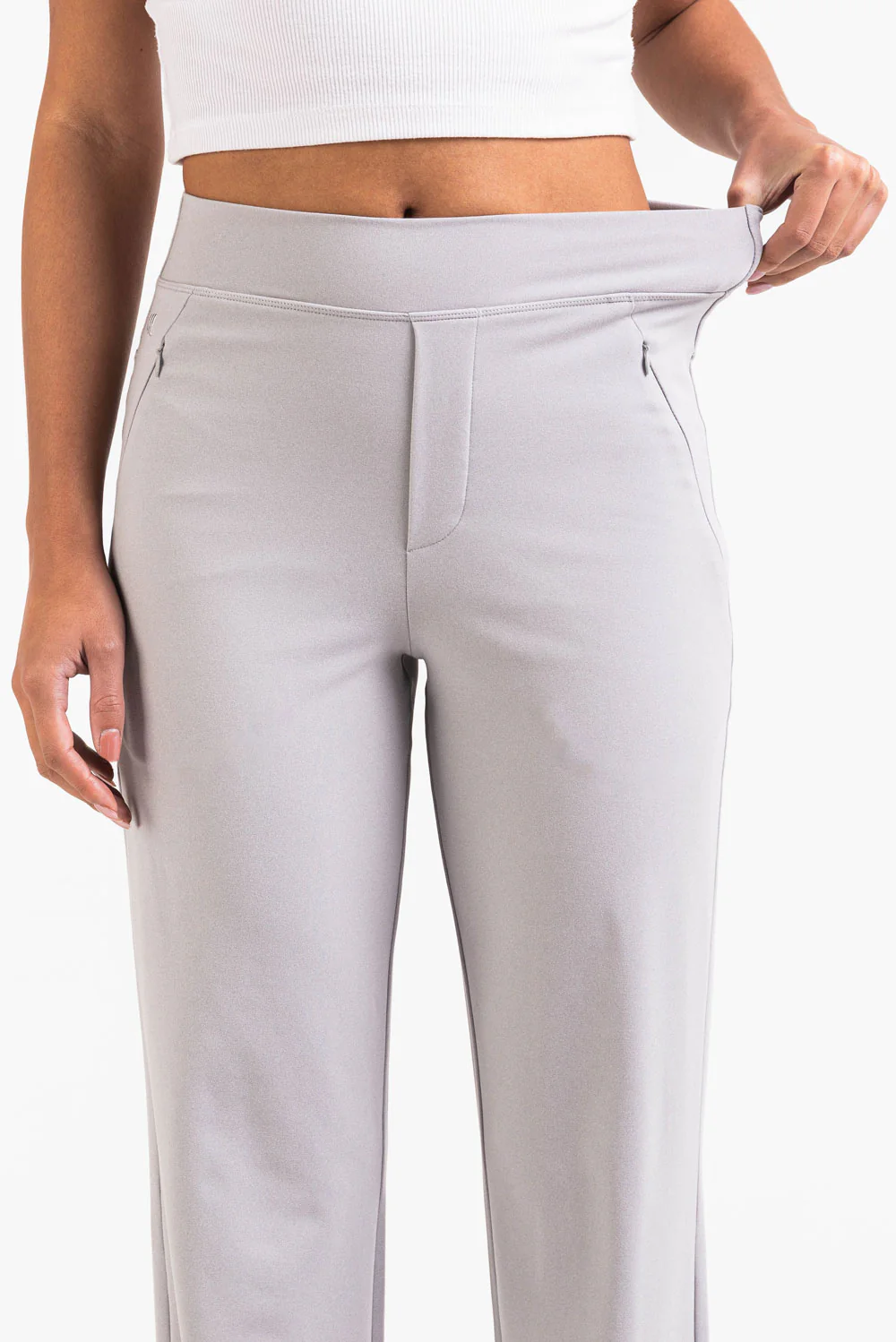 Holly 01High ActiveFlex Raka Byxor - Light Grey - Image 4