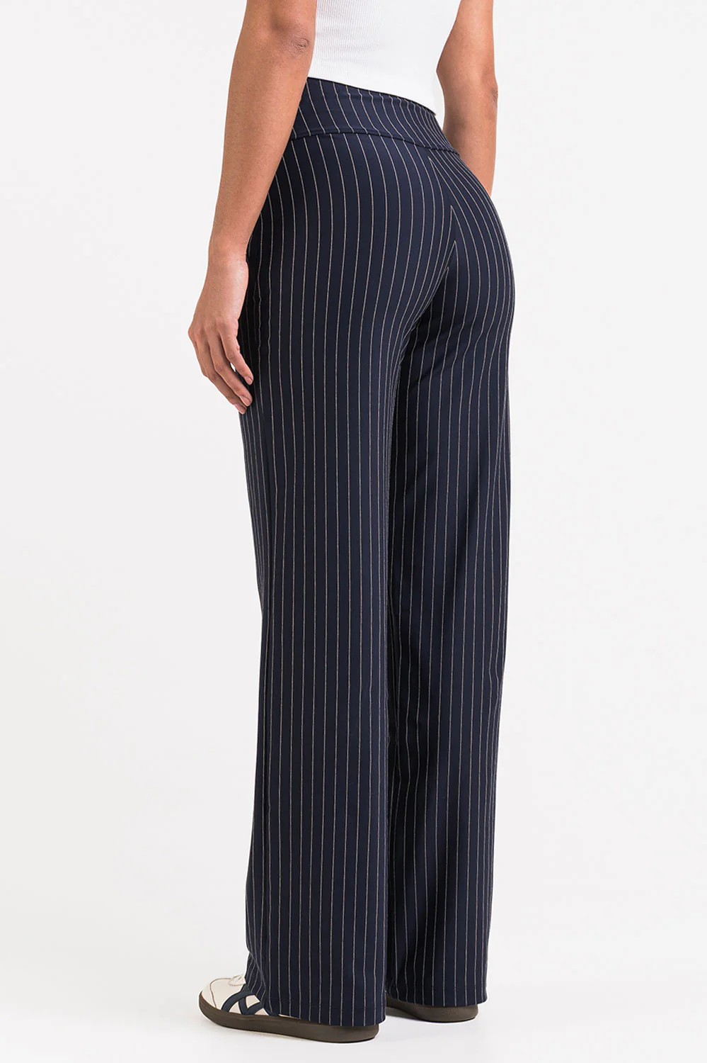 Holly 01High ActiveFlex Raka Byxor - Navy Striped - Image 2
