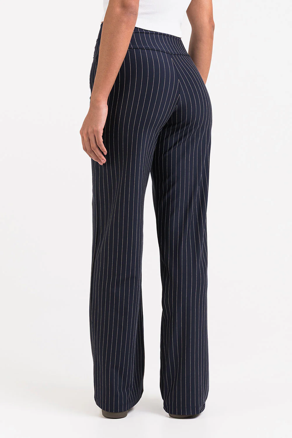 Holly 01High ActiveFlex Raka Byxor - Navy Striped - Image 4