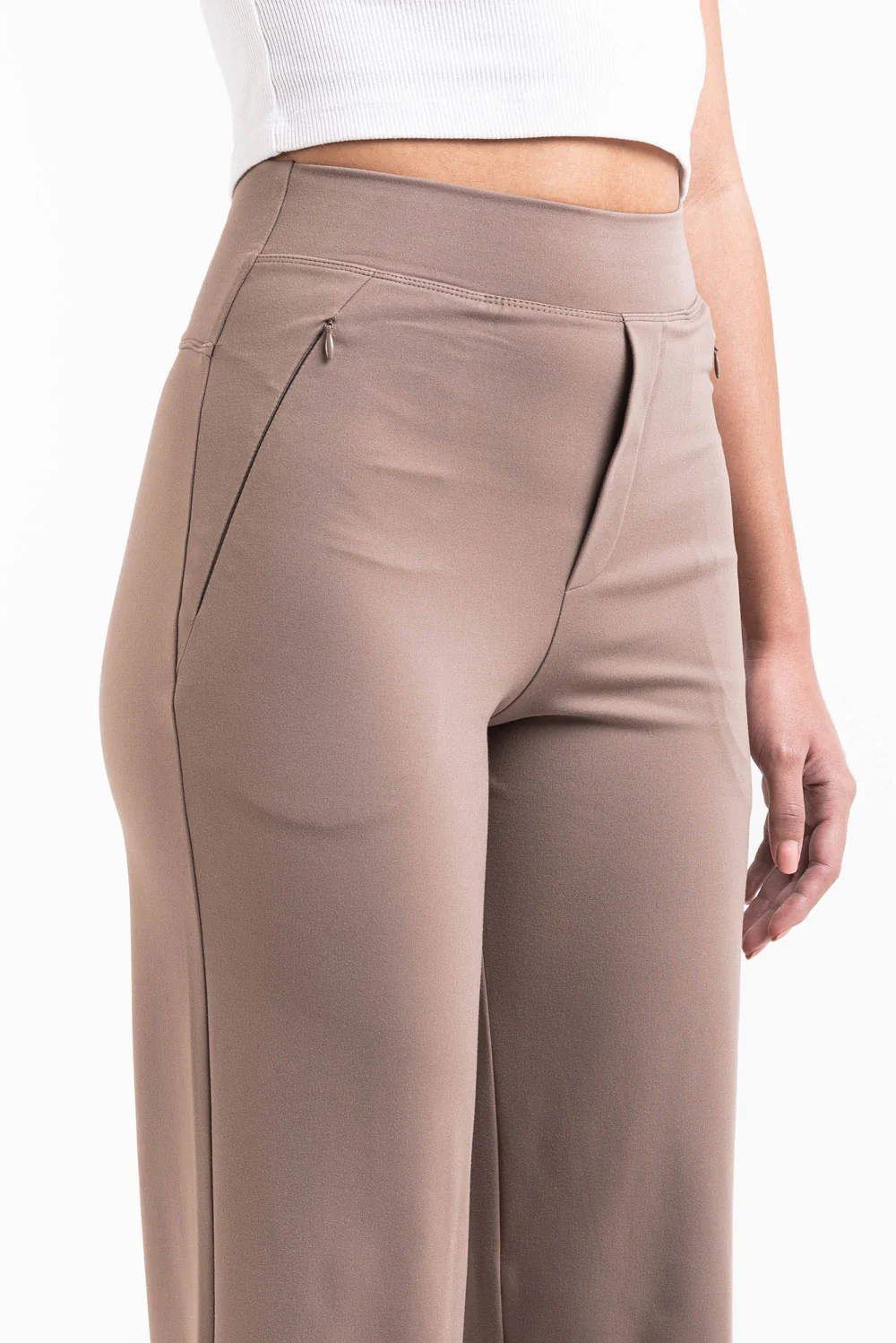 Holly 01High ActiveFlex Raka Byxor - Taupe - Image 6