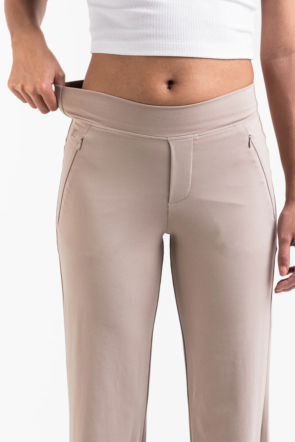 Holly 01Mid ActiveFlex Raka Byxor - Beige - Image 3