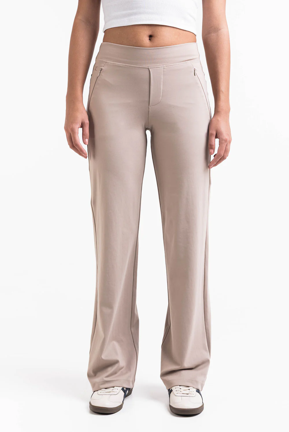 Holly 01Mid ActiveFlex Raka Byxor - Beige - Image 4
