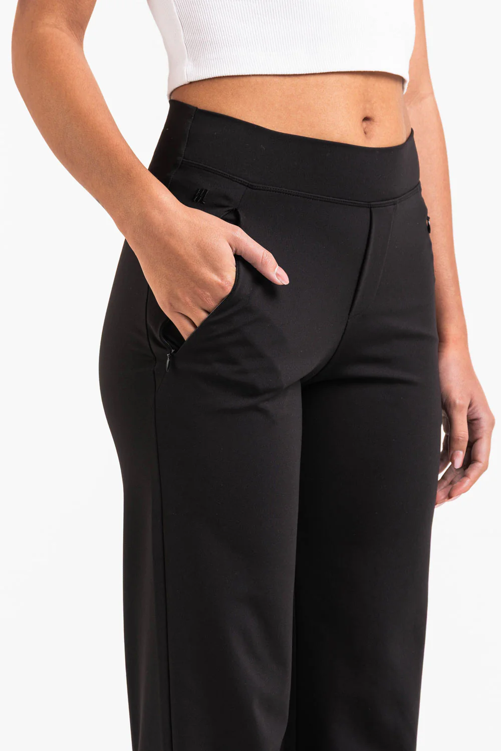 Holly 01Mid ActiveFlex Raka Byxor - Black - Image 6