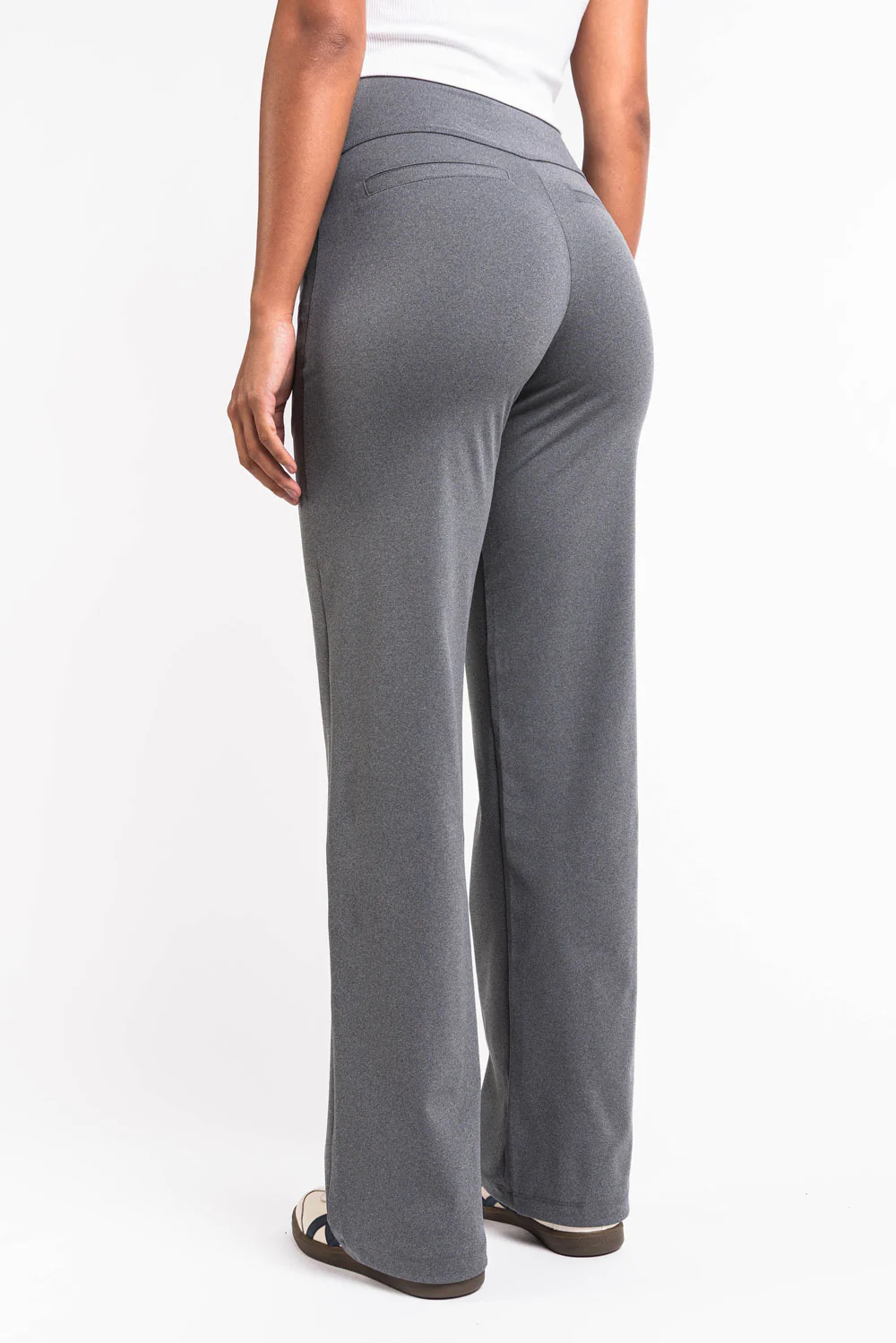 Holly 03High ActiveFlex Raka Byxor - Grey Melange - Image 2