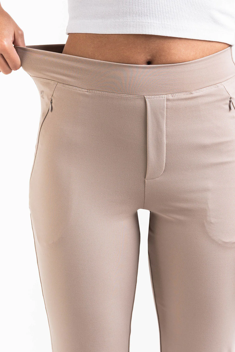 Holly 04High ActiveFlex Bootcut Byxor - Beige - Image 4