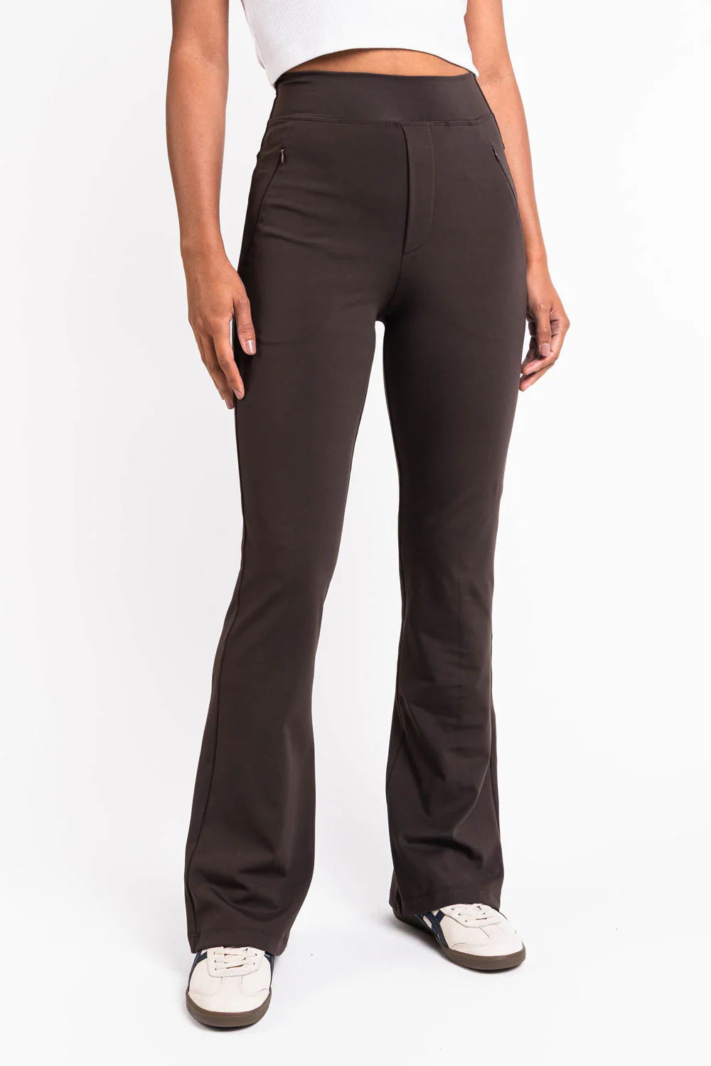 Holly 04High ActiveFlex Bootcut Byxor - Brown - Image 4