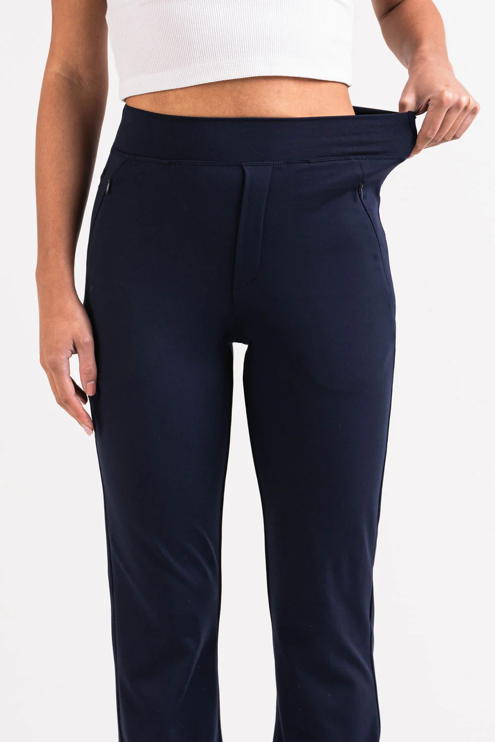 Holly 04High ActiveFlex Bootcut Byxor - Navy - Image 4