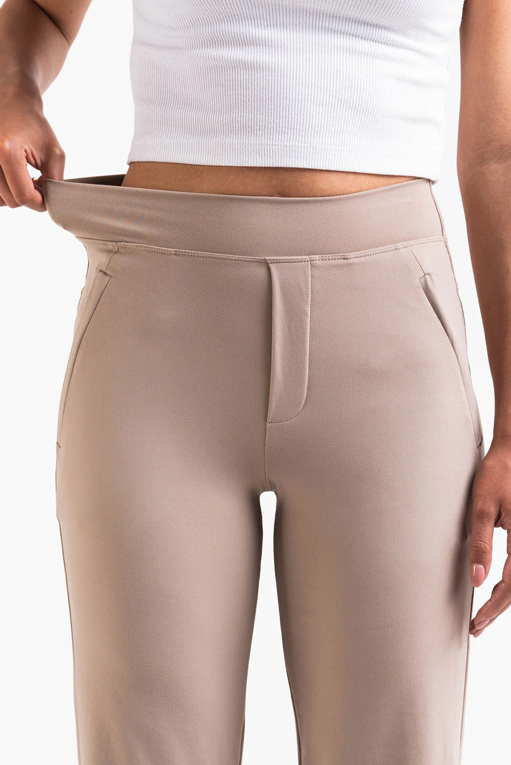 Holly 08High ActiveFlex Raka Byxor - Beige - Image 3