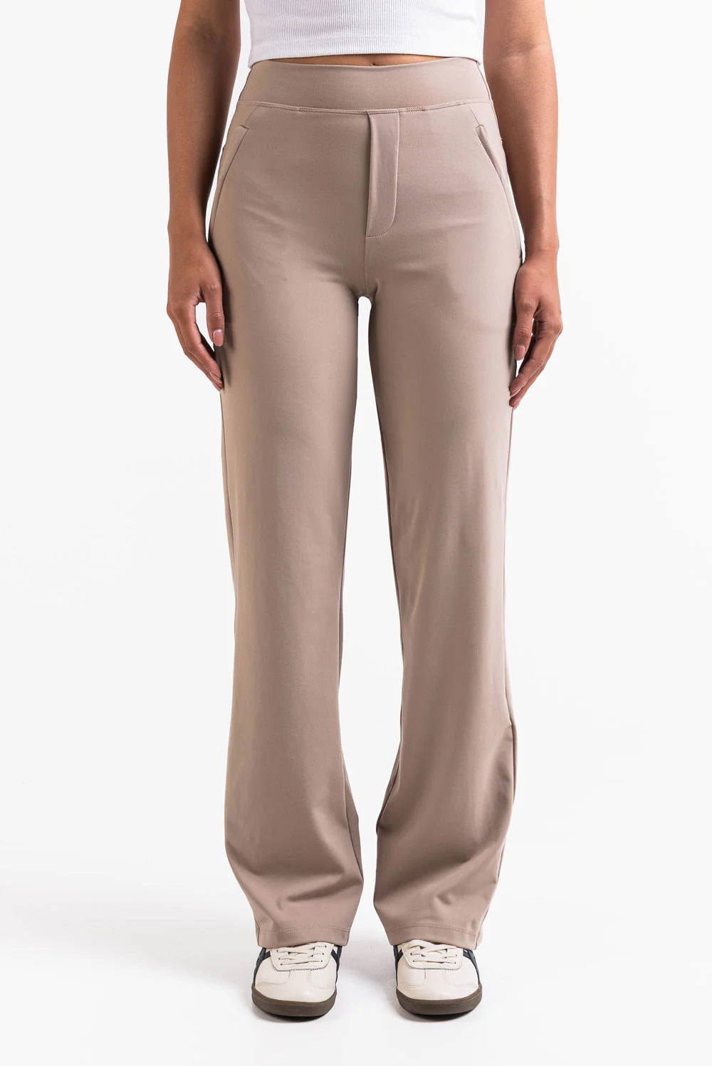 Holly 08High ActiveFlex Raka Byxor - Beige - Image 4