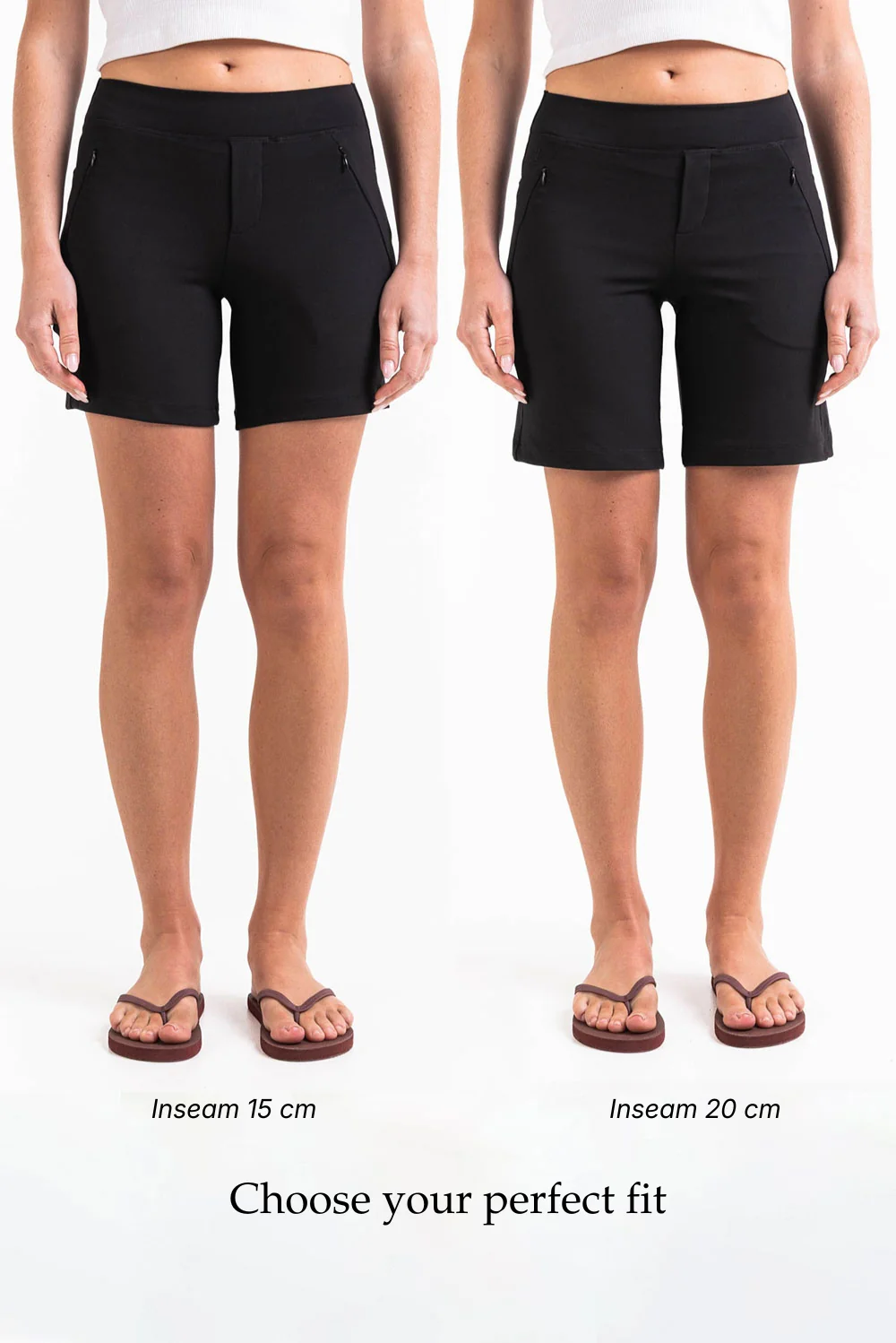 Holly 09Mid 15cm ActiveFlex Shorts - Black - Image 3
