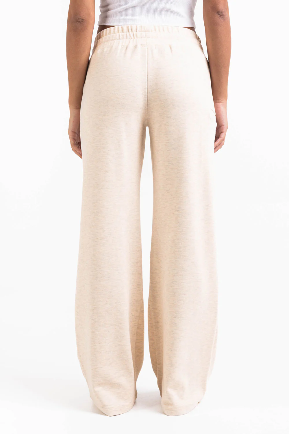 Jade 01Low Vida Loungebyxor - Light Beige Melange - Image 6