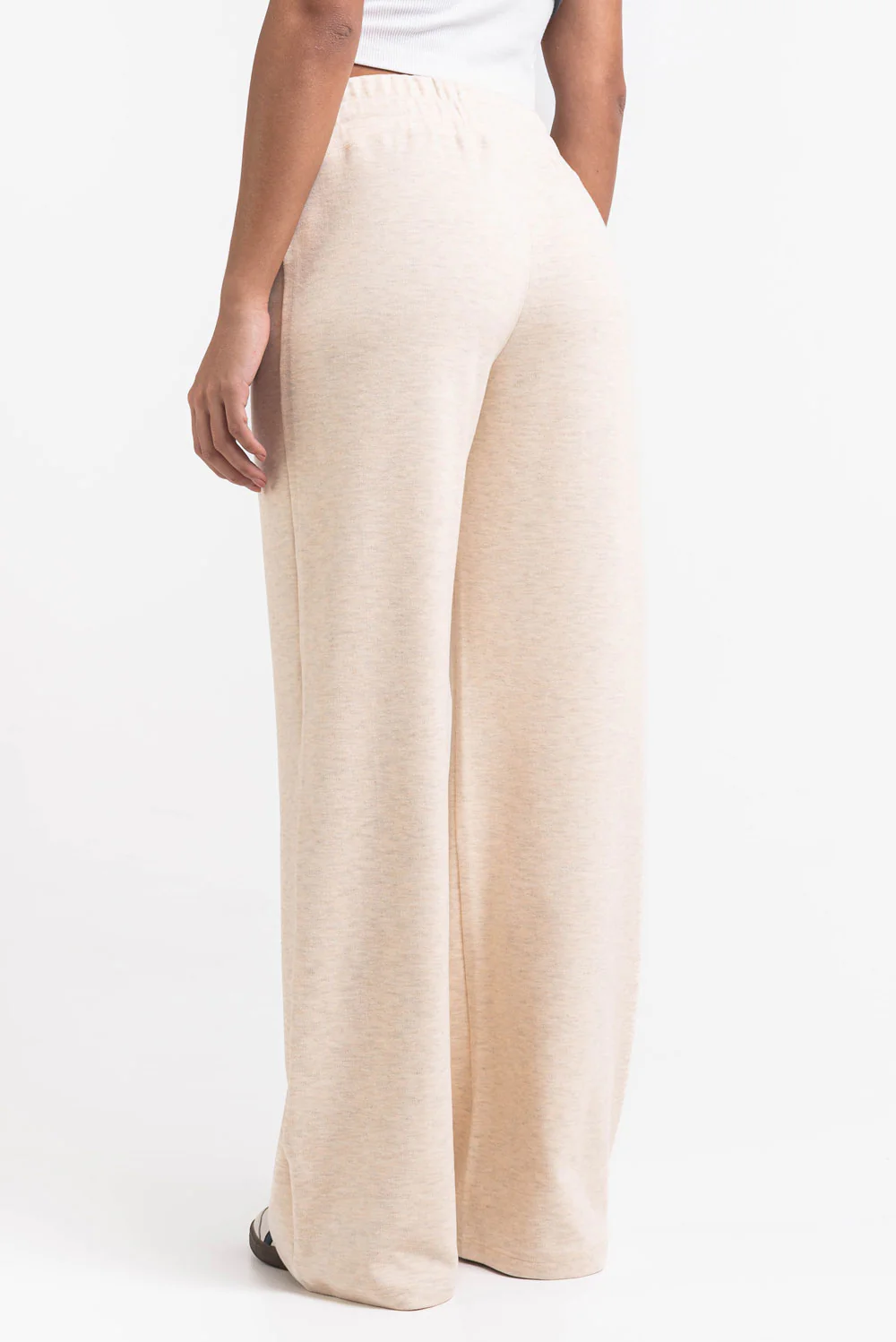 Jade 01Low Vida Loungebyxor - Light Beige Melange - Image 7