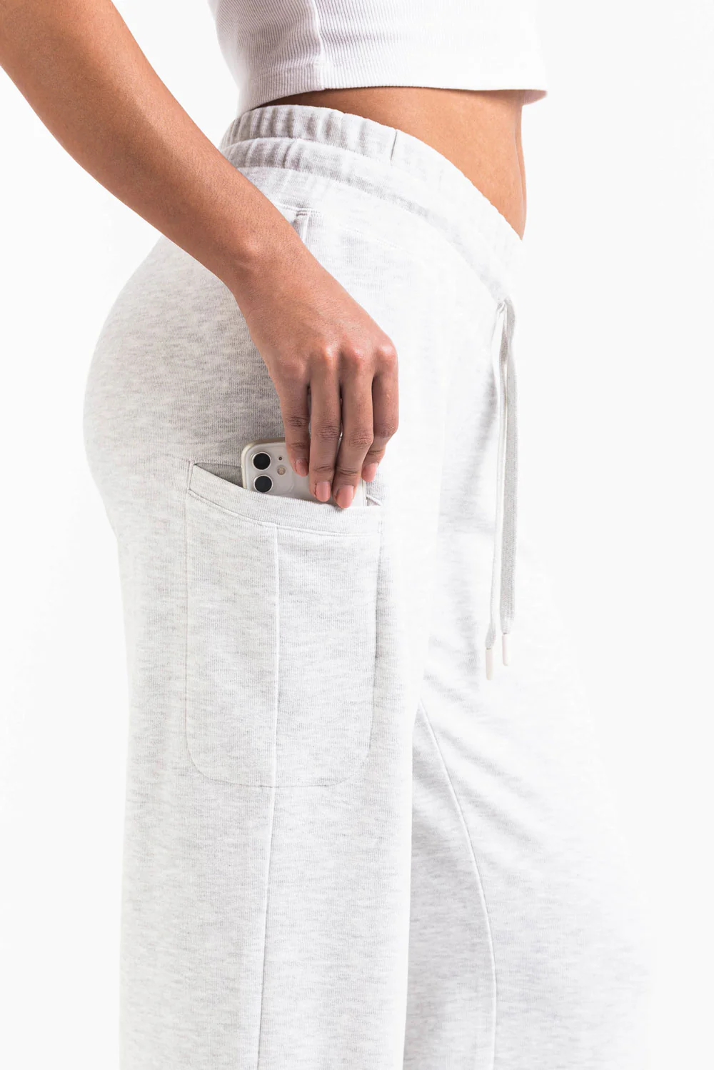 Jade 01Low Vida Loungebyxor - Light Grey - Image 3