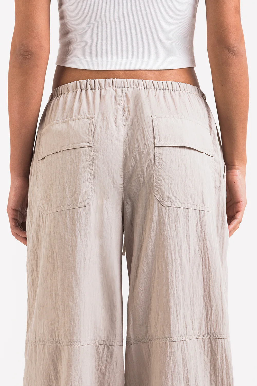 Juno 01Low Extra Vida Parachutebyxor - Beige - Image 5