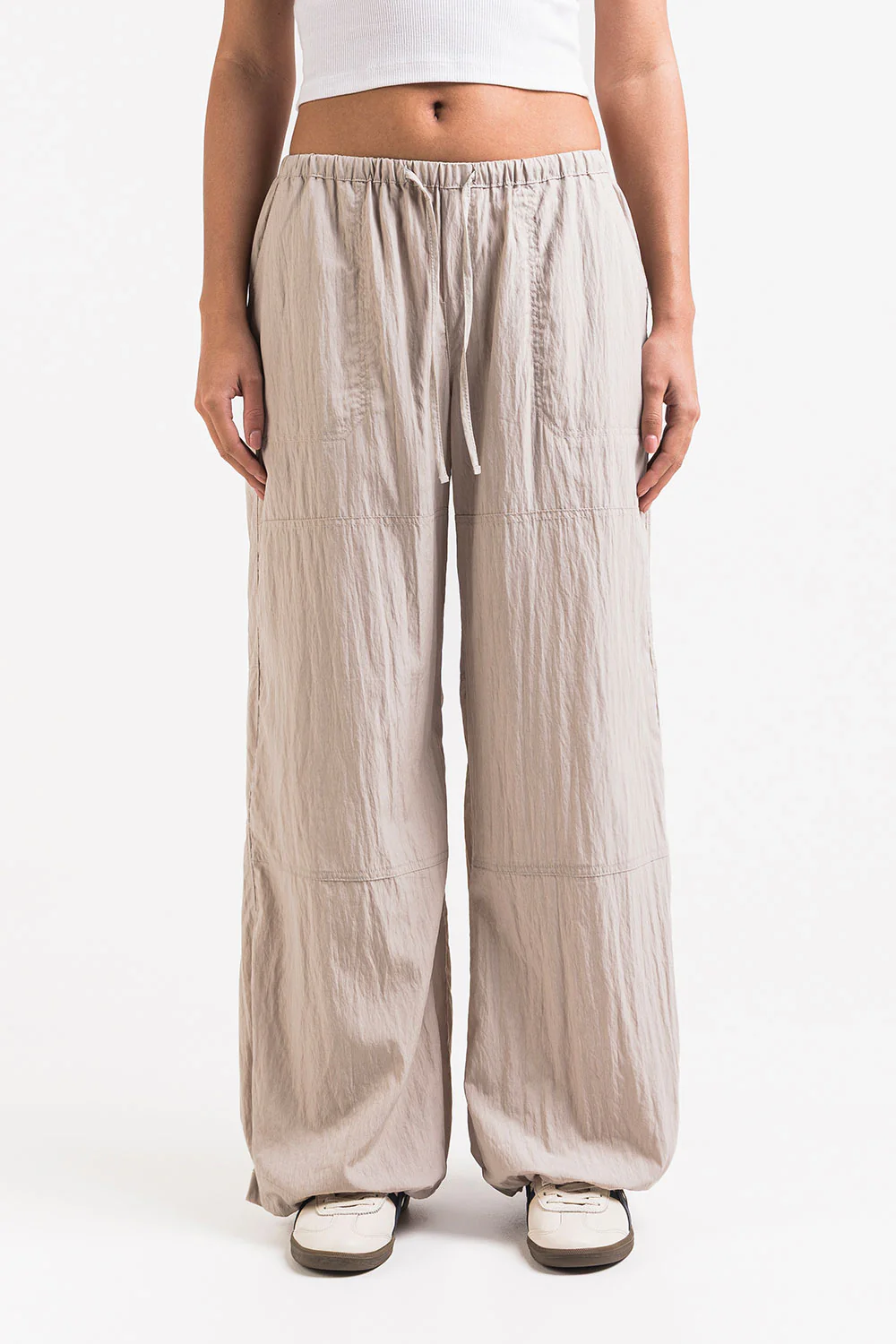 Juno 01Low Extra Vida Parachutebyxor - Beige - Image 6