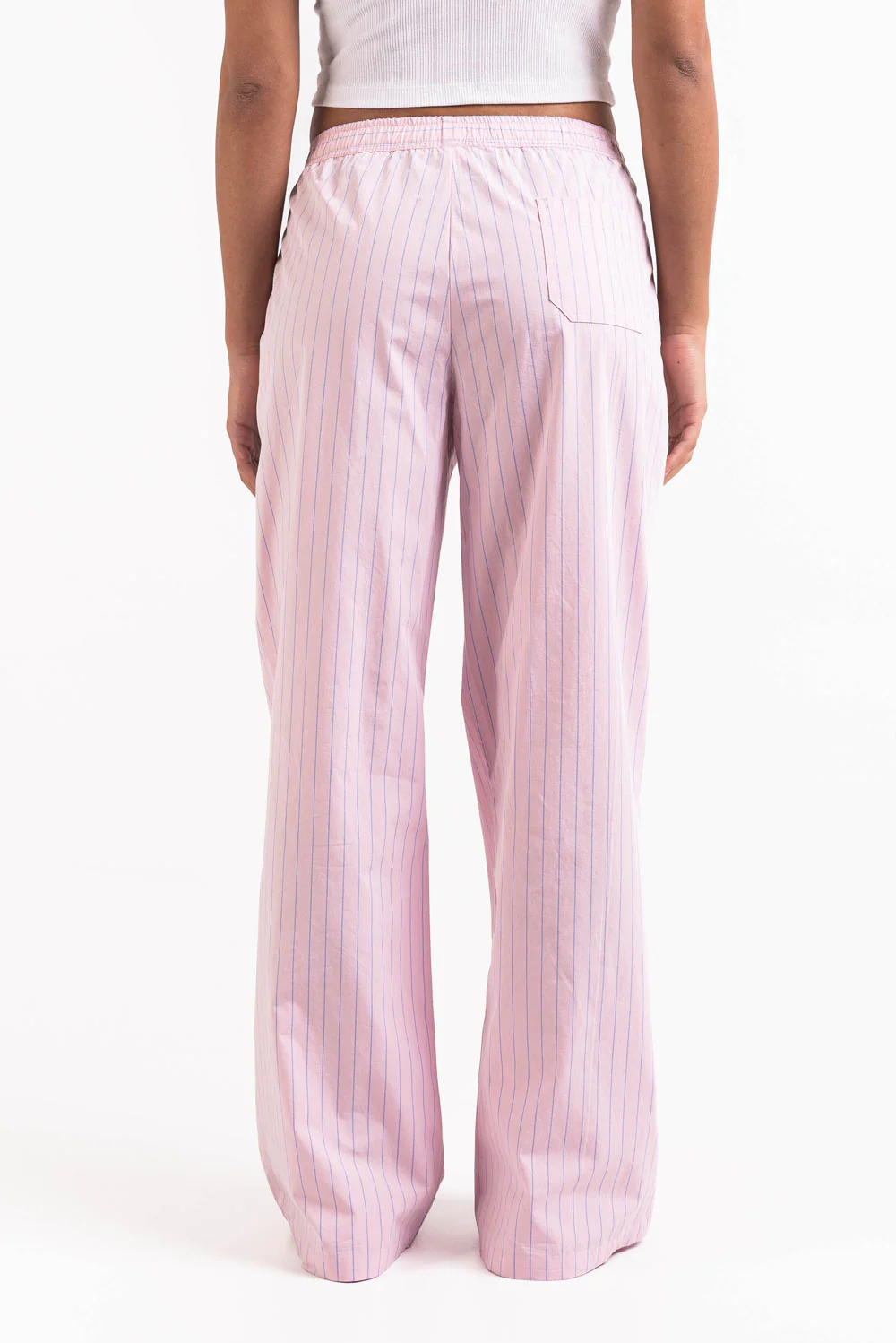 Mandy 01Mid Vida Loungebyxor - Pink Striped - Image 6