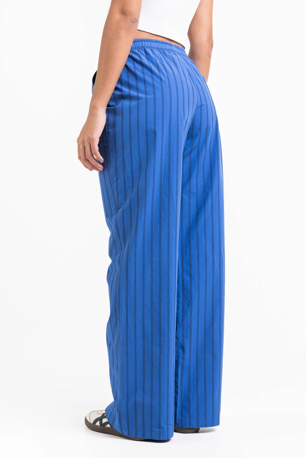 Mandy 01Mid Vida Loungebyxor - Royal Striped - Image 3