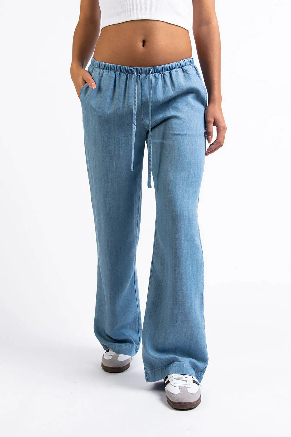 Mel 03Low Raka Loungebyxor - Bleach Blue - Image 7