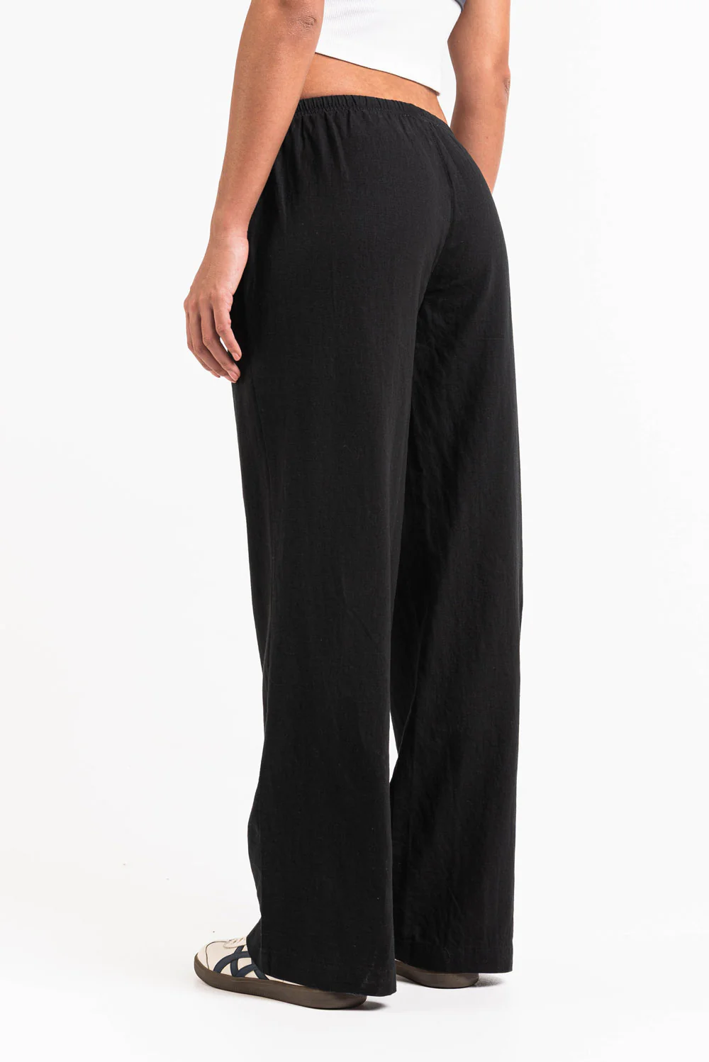 Mel 04Low Raka Linnebyxor - Black - Image 5
